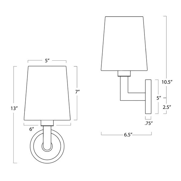 Legend Sconce Single